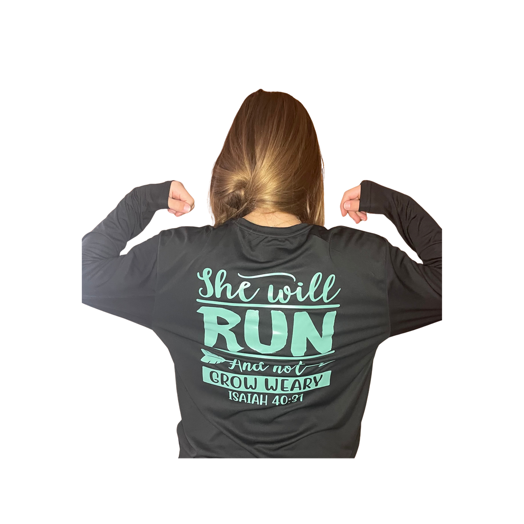 She Will Run Long/Short Sleeve - Ladies Cut
