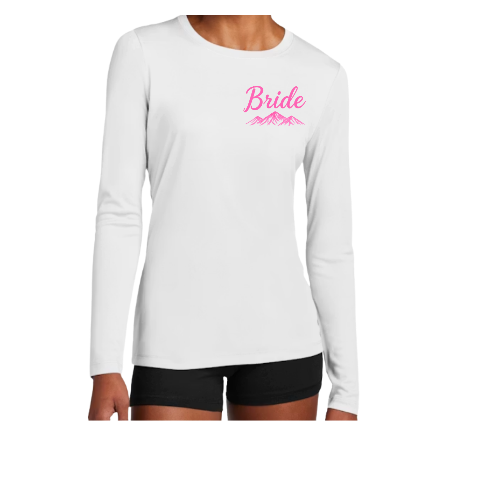 Mountains and Martinis Bachelorette shirts - Bride Version