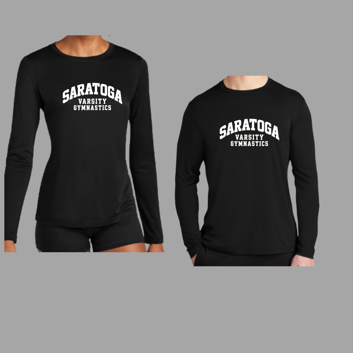Saratoga Gymnastics Posi - UV Pro Long Sleeve Shirt (dri-fit)- SportTek