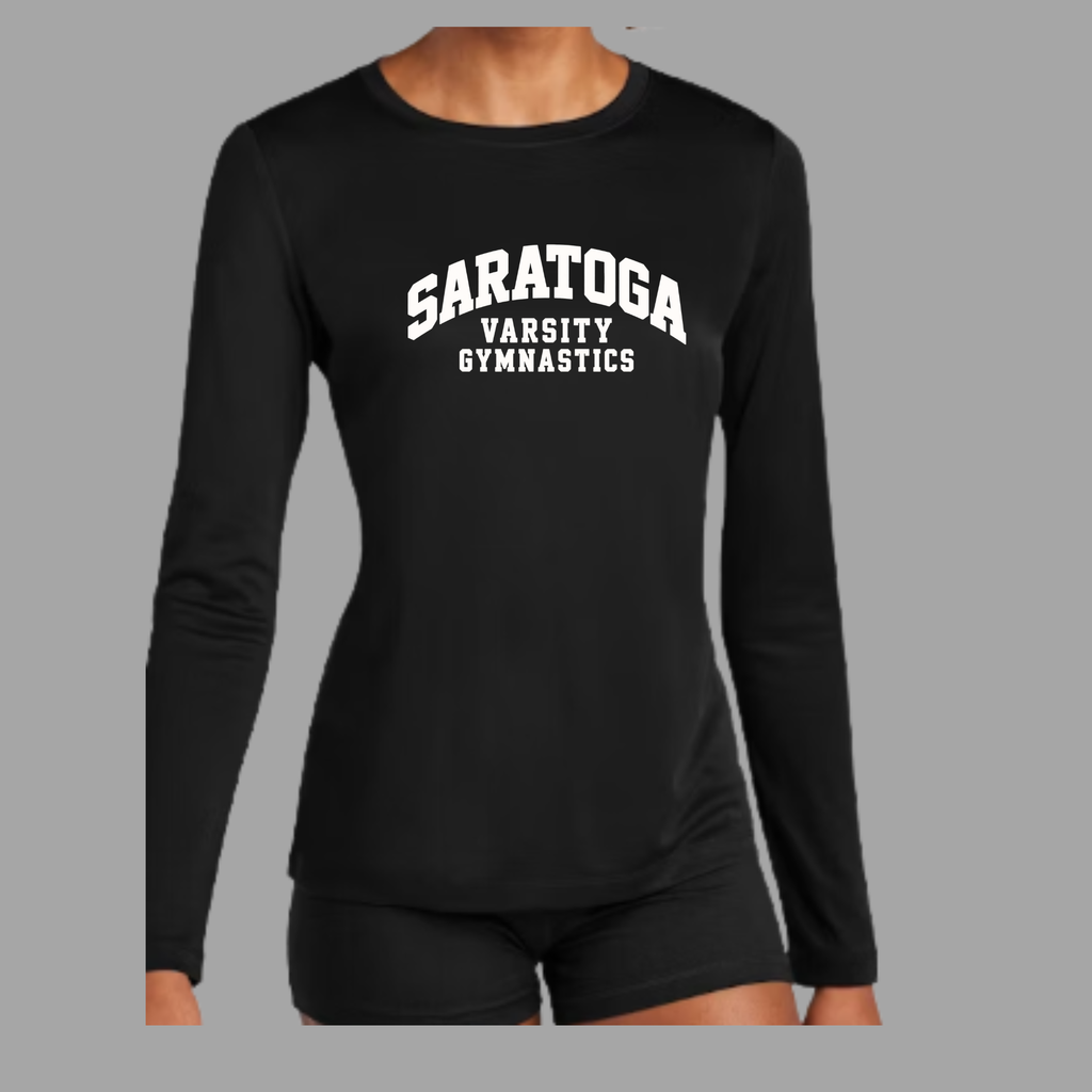Saratoga Gymnastics Posi - UV Pro Long Sleeve Shirt (dri-fit)- SportTek
