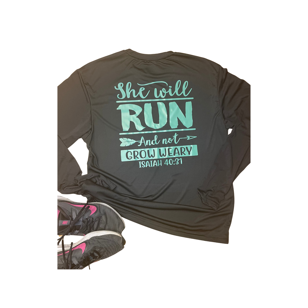 She Will Run Long/Short Sleeve - Ladies Cut