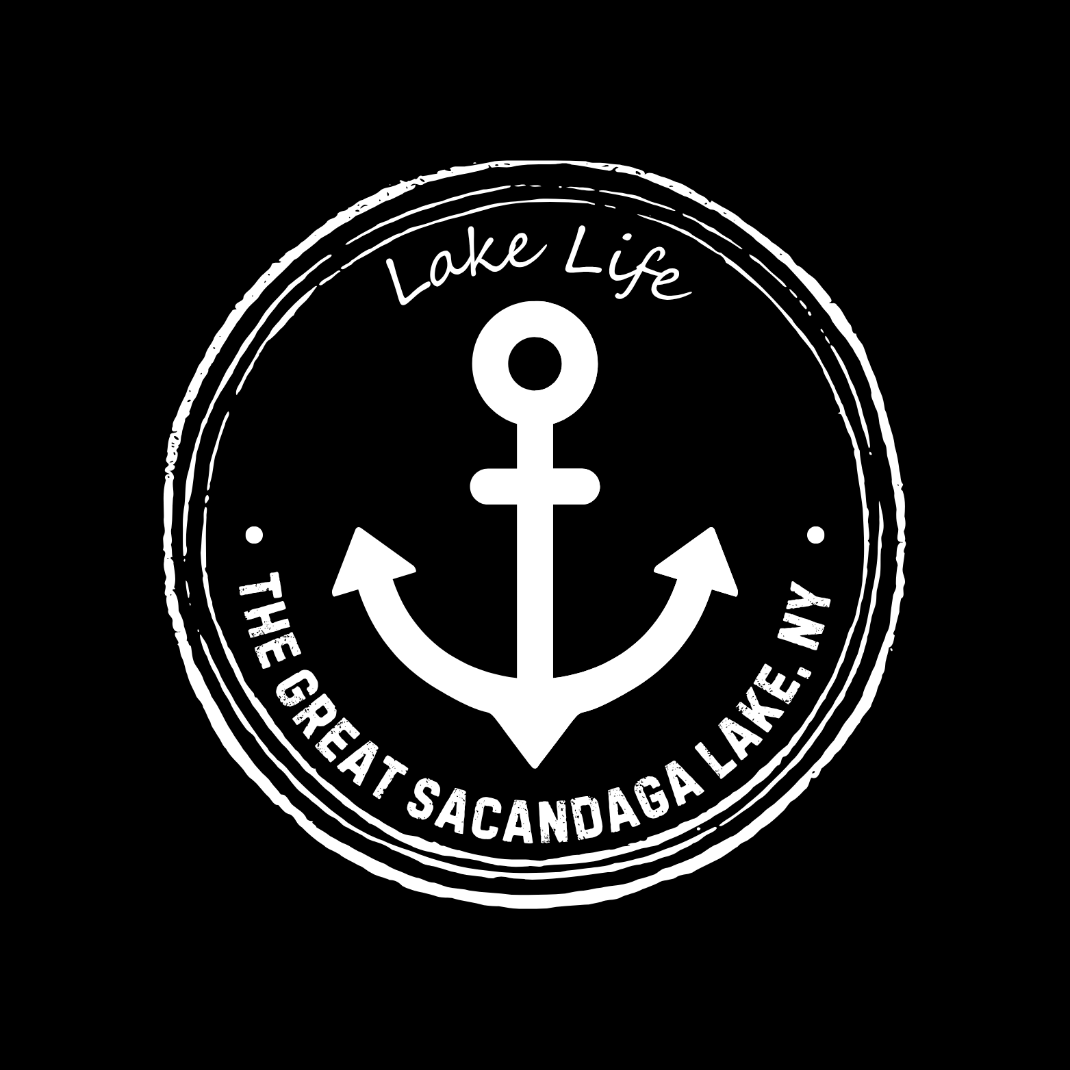 The Great Sacandaga Lake Life - Ladies Full Zip Hoodie - Port and Company