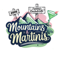 Mountains and Martinis Bachelorette shirts - Bride Tribe Version