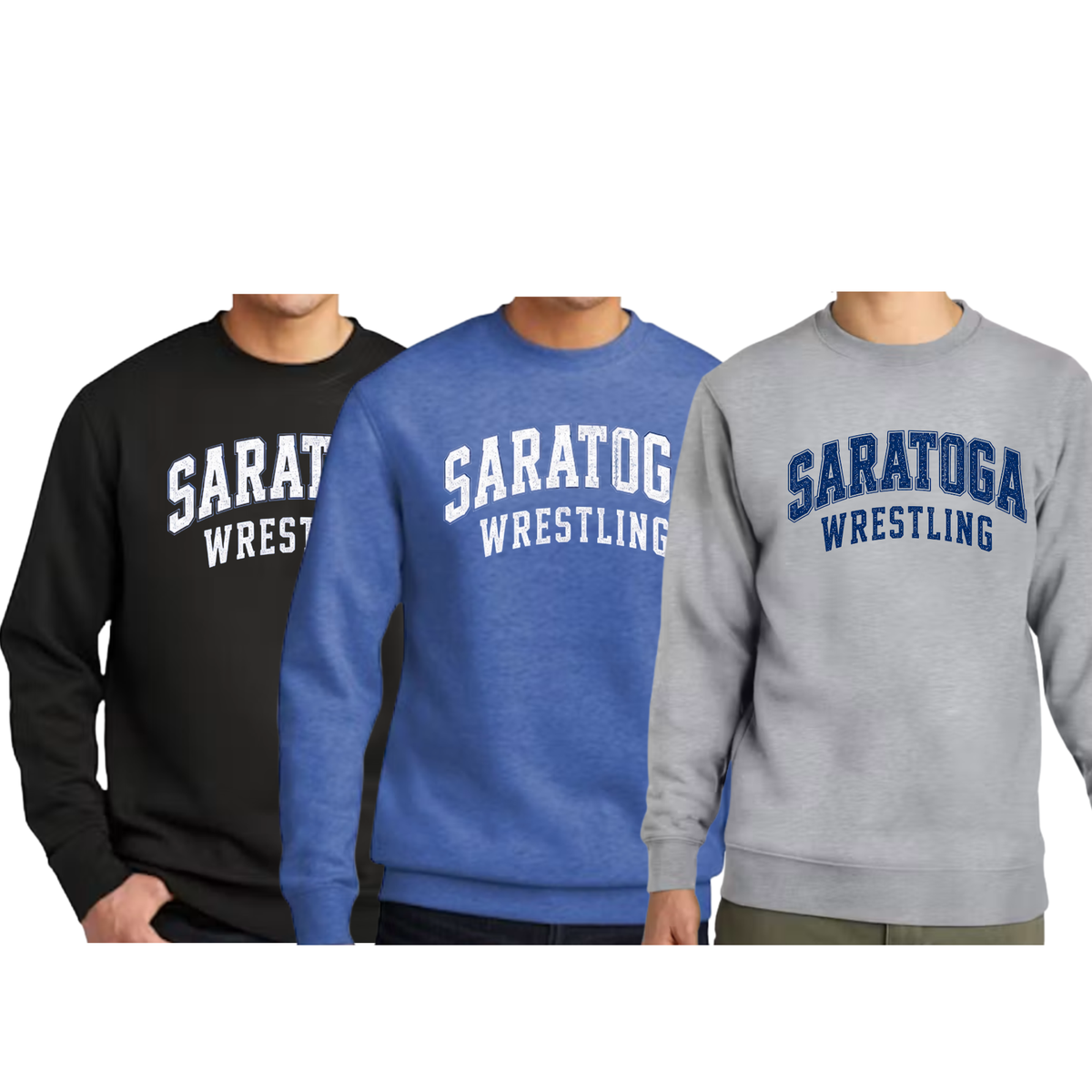 Saratoga Wrestling- Unisex Crew Neck Sweatshirt