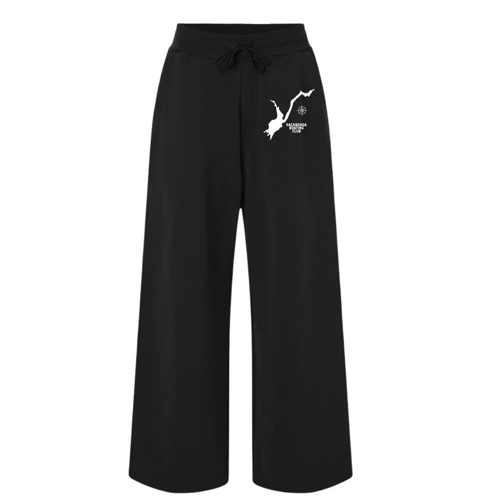 SBC-Women's  Wide Leg Sweatpants - American Apparel
