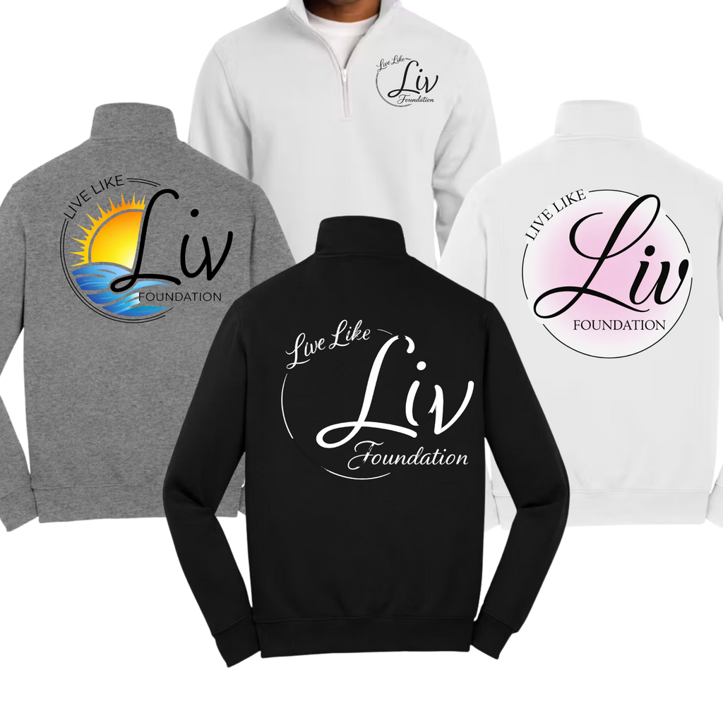 LiveLikeLiv UNISEX 1/4 Zip Sweatshirt - SportTek