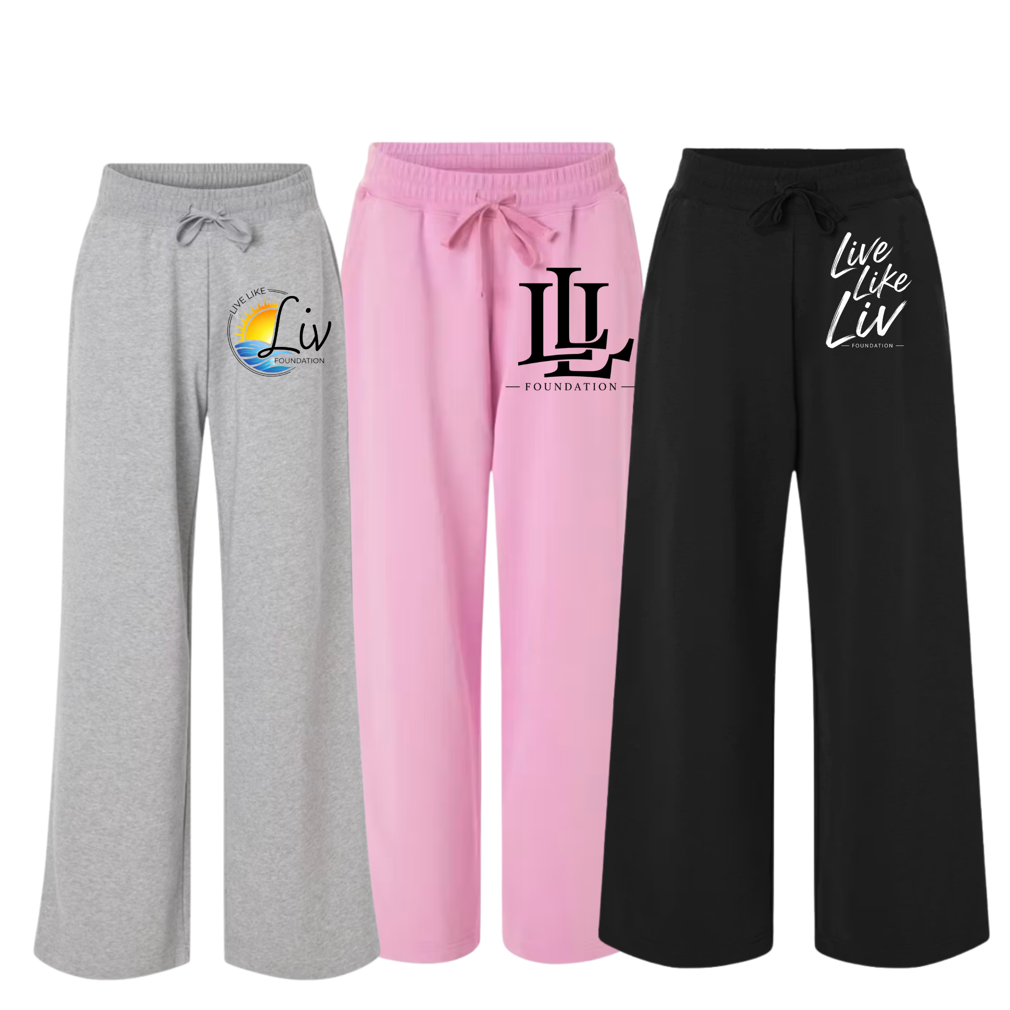 LLL -Women's  Wide Leg Sweatpants - American Apparel