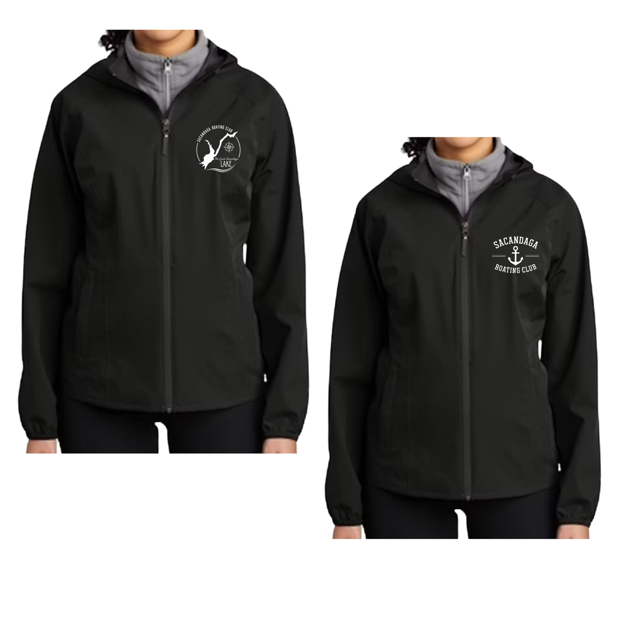 Sacandaga Boating Club- Women's Essential Rain Jacket - Port Authority