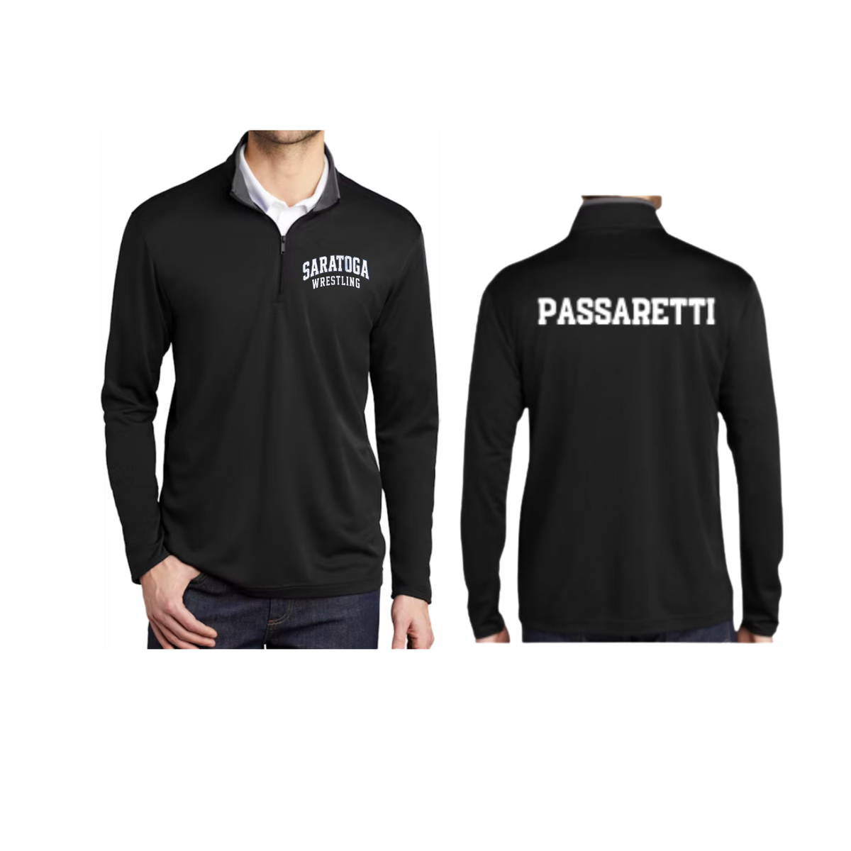 Saratoga Wrestling- Unisex (Silky) 1/4 Zip